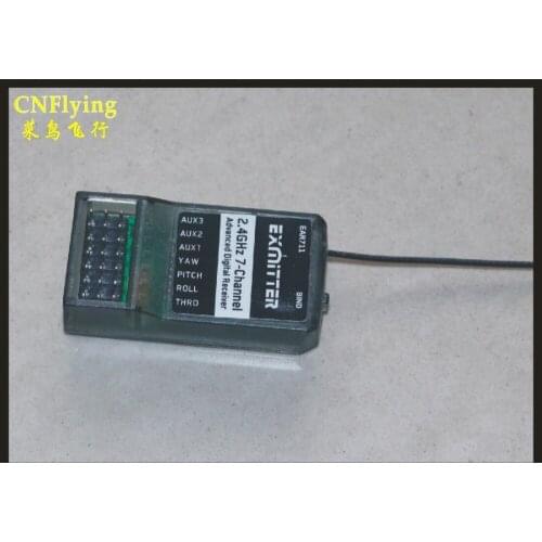 Free shipping sell: RC airplane model hobby spare part lanyu EXHOBBY radio PART EXMITTER EAR711 2.4G 7ch reciver