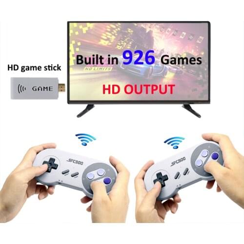 Wireless Video Game Portatil 926 Retro Games In HD Game Stick 4K Dual Controller 16 Bit TV Gaming Consola Support Save Juegos