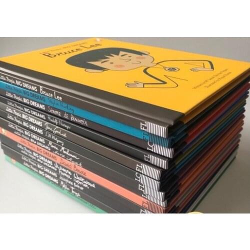 5-12 year Childrens English story book Little People Big Dream english picture help child be reader early education 14pc/set