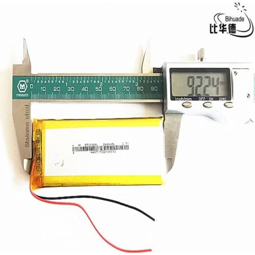 Good Qulity Liter energy battery 3.7V,2640mAH 653892 Polymer lithium ion / Li-ion battery for tablet pc BANK,GPS,mp3,mp4