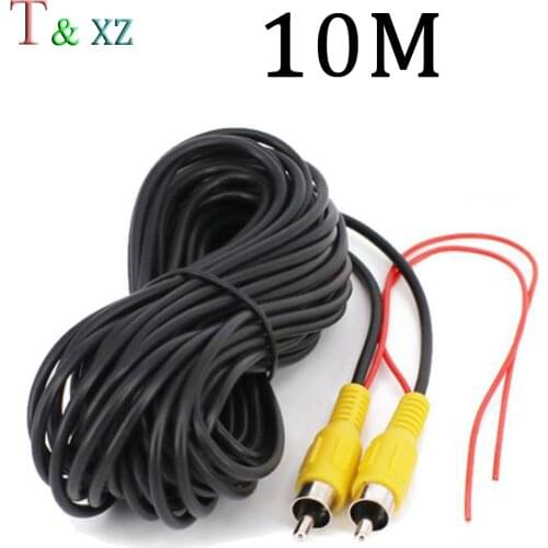 10M/33ft Auto Car RCA Phone Video Extension Cable for Rear View Parking Backup Camera Connect Car Monitor DVD Trigger Cable