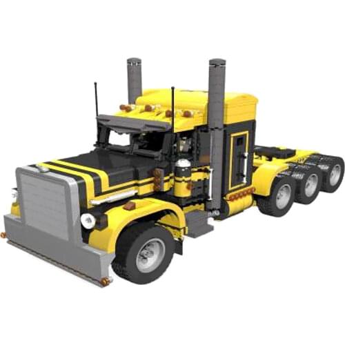 Engineering Transport Vehicle U.S. Heavy Truck MOC 24330 379 Building Blocks City Toy Kit DIY Educational Children Birthday Gift