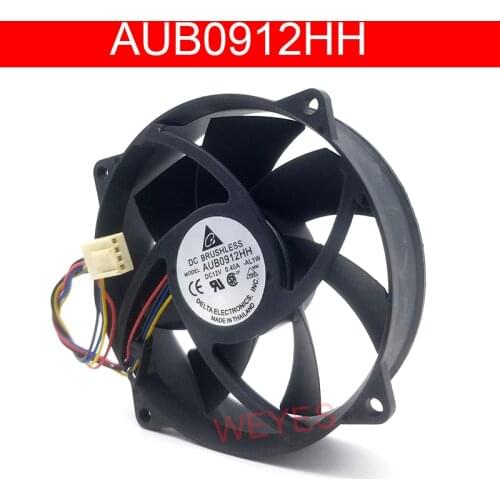 Original for delta AUB0912HH 9025 9CM 90mm DC 12V 0.40A CPU cooling fans