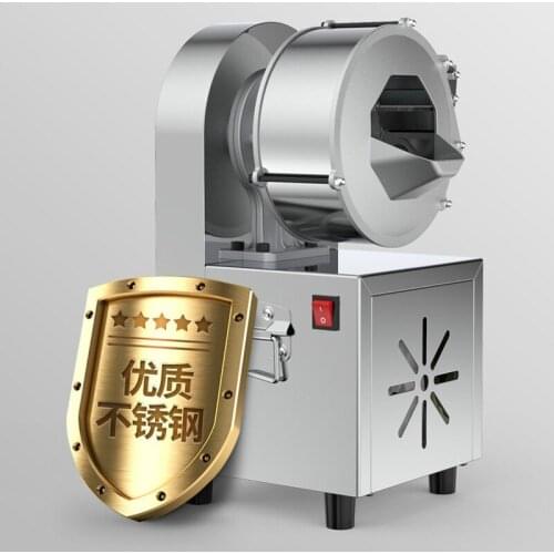 New commercial electric vegetable cutting machine household stainless steel potato slicer shredder factory direct sales 240W