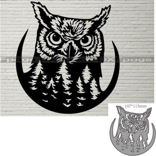 Metal cutting dies cut die mold Animal owl decoration Scrapbook paper craft knife mould blade punch stencils dies