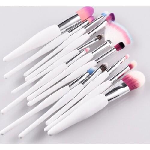 New White Makeup Brushes Set Pro Foundation Eyeshadow Blending Make up Brush Tools kit Soft natural-synthetic hair For Beauty