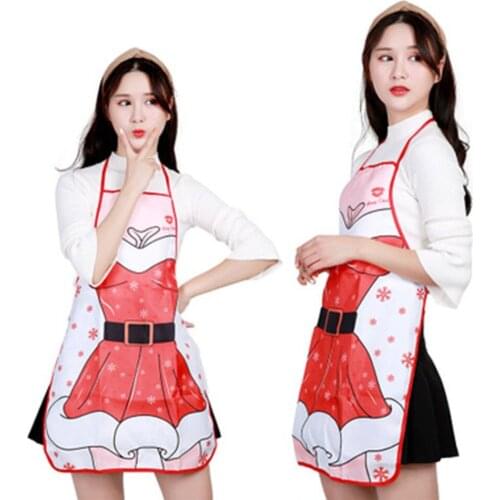 Christmas Apron Restaurant Cloth Family Dinner Party Party Kitchen Ornament Kitchen Household Supplies