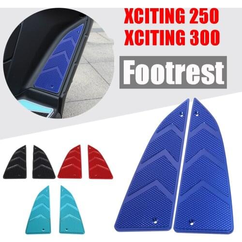 For KYMCO CT250 CT300 Xciting 250 CT 250 300 Motorcycle Accessories Foot Pegs Pads Foot Rest Step Pedal Plate Footrest Footpads