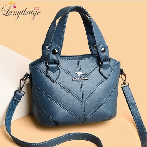 Casual Female Shoulder Messenger Bag Ladies Soft Pu Leather Handbags Fashion Crossbody Bags for Women 2020 Purses And Handbags