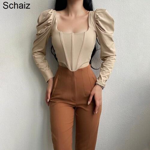 PYGH Blouses With Sleeves