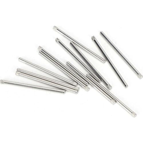 200pcs 1.3MM 1.4MM 8-26MM Stainless Steel Watch Bracelet Pin Friction Bar Assortment Watch Repair Accessory Tool for Watchmaker
