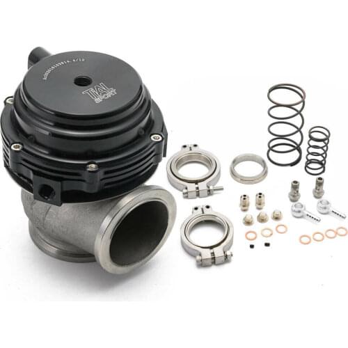 V Band External Wastegate Kit With 24 PSI Spring Turbo Wastegate Flange Car Accessories For 44mm V Band Wastegate Port