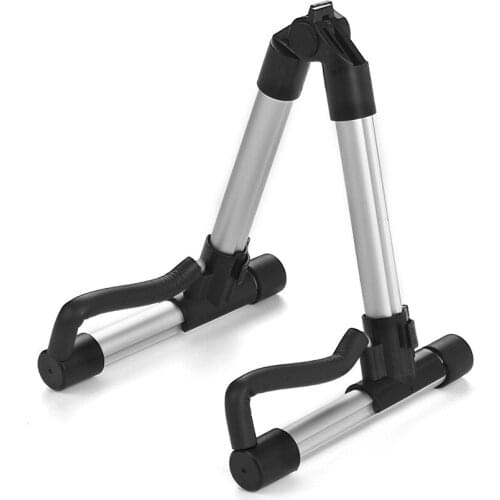 Universal Portable Ukulele Stand Ukelele Uke Holder A-Frame Aluminum Alloy String Instrument Accessories for18-26 Inches Ukulele