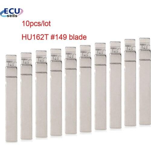 10PCS/Lot HU162T #149 Universal Remote Key Blade for VW MQB For KD-X2/KD900/VVDI Remote Blade