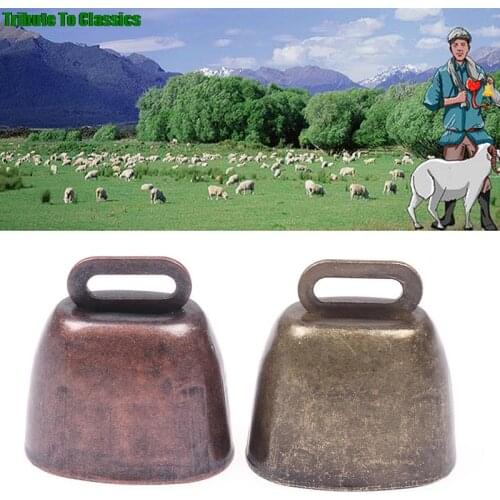 1PC Copper Bells Cats Dogs Pets Decoration Bells Hanger Metal Bells Loud Crisp Spread Farther Loud Cow Horse Sheep Grazing