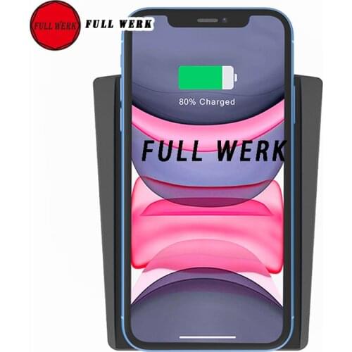 1 pc Qi Car Wireless Phone Charger for Cadillac XT5 XT6 19 20 21 Cell Phone Fast Charging Holder Plate Mount Accessories