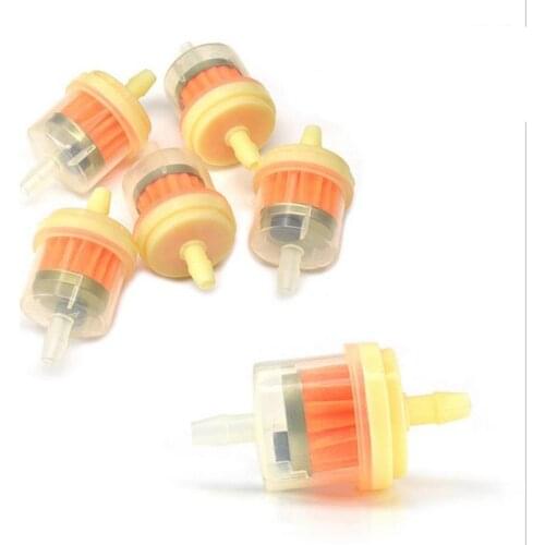 10PCS Motorcycle Petrol Gas Fuel Gasoline Oil Filters for Motorbike Scooter Dirt Bike Gas Fuel Filters