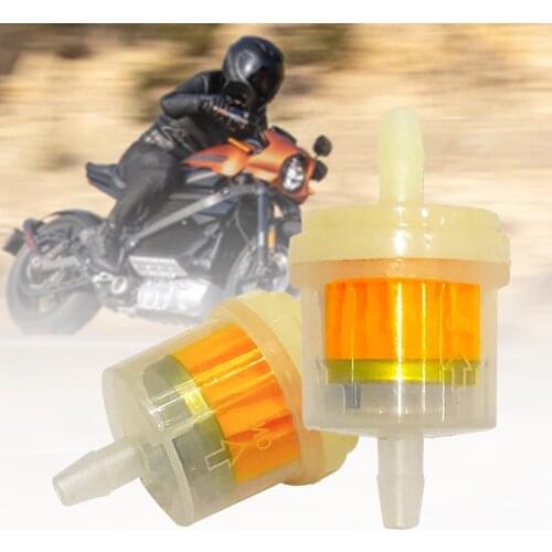 10Pcs Motorcycle Petrol Gas Fuel Gasoline Oil Filter for Scooter Motorcycle Moped Scooter Dirt Bike ATV Go Kart oil fuel filter