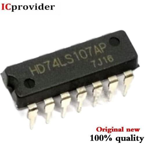 100PCS/LOT HD74LS107 DIP-16 IC Best quality