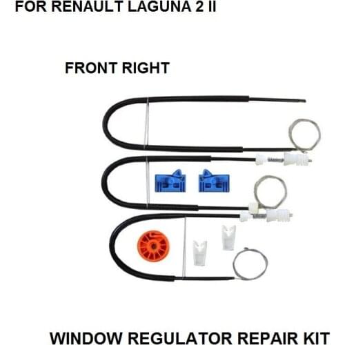 2001-2007 WINDOW REGULATOR REPAIR KIT ROLLER FOR RENAULT LAGUNA II 2 WINDOW REGULATOR REPAIR KIT FORNT-RIGHT SIDE