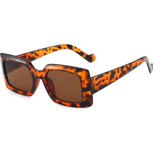 2021 Vintage Small Rectangle Sunglasses Women Fashion Colorful Eyewear Men Trending Champagne Sun Glasses Shades UV400