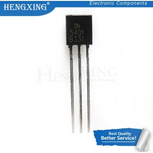 50pcs/lot Transistor DIP 2N5551 2N5401 5551 5401 TO-92 (25PCS* 2N5401+25PCS* 2N5551 ) In Stock