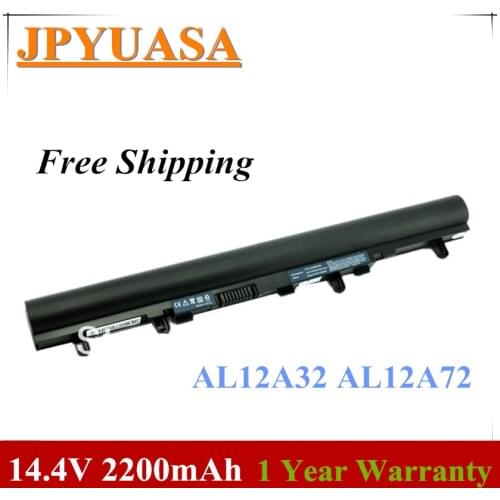 7XINbox 14.4V AL12A32 AL12A72 Laptop Battery For Acer Aspire V5 V5-431 V5-431G V5-471 V5-531 V5-531G V5-551 V5-571 E1-470 E1-472