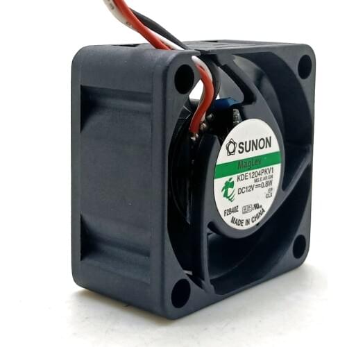 For Sunon KDE1204 PKV1 4cm Maglev Mute Fan 4020 12V RD Alarm Signal Cooling Fan