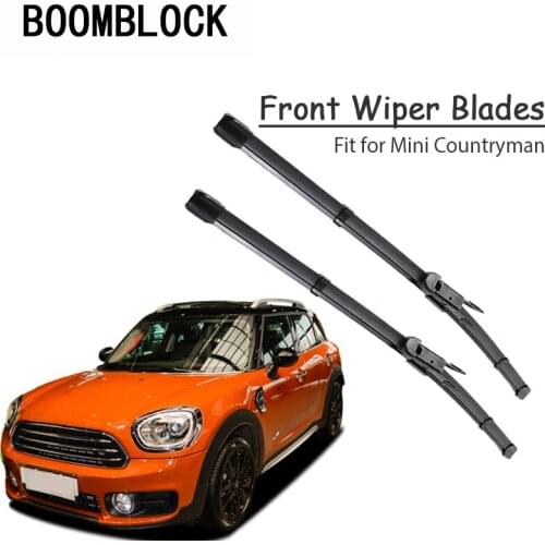 BOOMBLOCK 2X Car Accessories Windshield Rubber Original Wiper Blades Arm Kit For Mini Cooper S Countryman R60 F60 2018 2017-2004