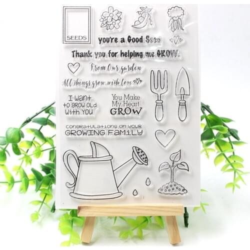 Kettle Transparent Clear Silicone Stamps for DIY Scrapbooking/Card Making/Kids Christmas Fun Decoration Supplies 379