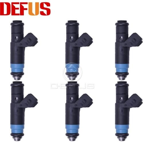 DEFUS Gasoline Car 6x Fuel Injector OE VAZ20735 For C-h-e-v-r-o-l-e-t Niva Lada Petrol Injection G050B02132 DQ86B02772