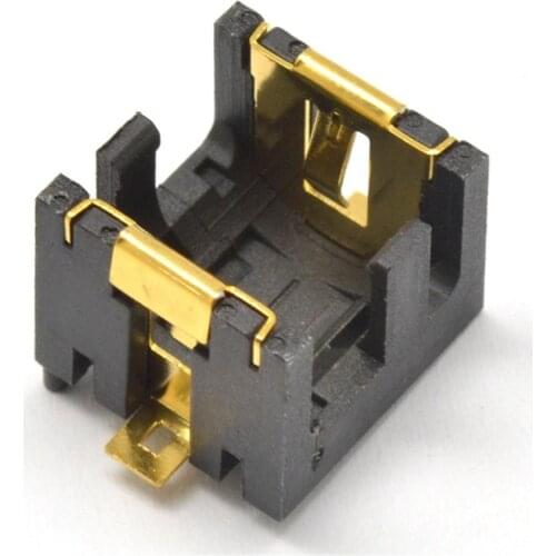 3V battery holder 2XAG13 battery shell 2XLR44 battery cell gold plating for 2pieces LR44 AG13 coin battery,500pcs/lot