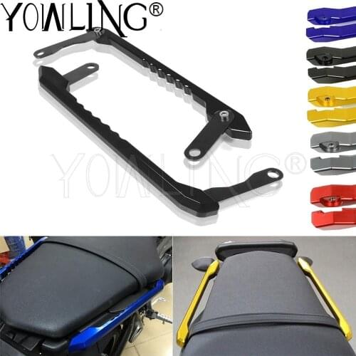 For Yamaha MT09 MT-09 FZ09 MT FZ 09 2014 2015 2016 2017 Motorcycle Accessories CNC Rear Passenger Grab Bar Seat Hand Handle Rail