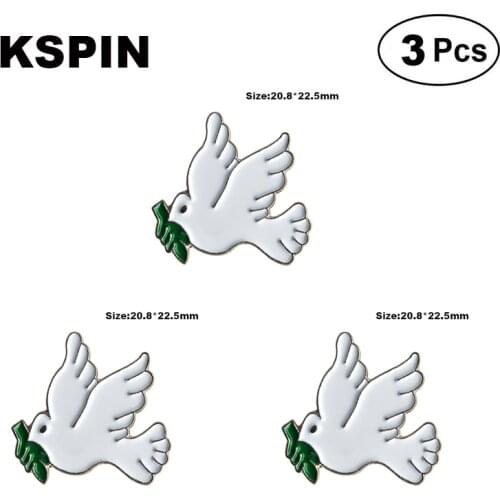 Dove Lapel Pin Brooches Pins Flag badge Brooch Badges