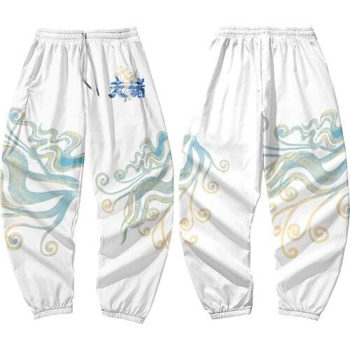 Joggers Men Cargo Pants White Print Streetwear 2021 Hip Hop Casual Pockets Pants Male Harajuku Fashion Trousers