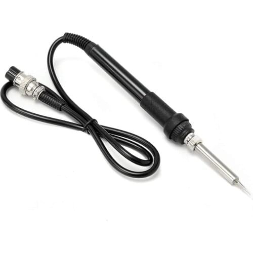 Electric Black Soldering Iron Solder Iron Handle Male Solder 24V High Temperature PVC Internally Heated Electric Soldering Iron