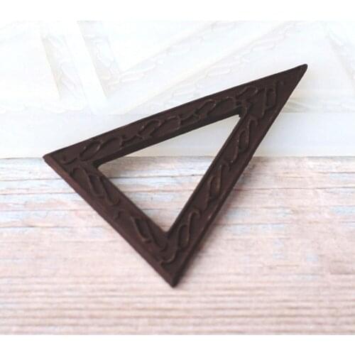 Figured Triangles Non-stick Silicone Chocolate Mold Ice Molds Cake Mould Bakeware Baking Tools