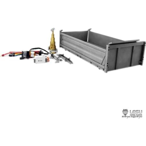 LESU Car Hopper Oil Pump Cylinder for DIY 1/14 RC Tmy 6*6 Dumper Truck Model TH11430