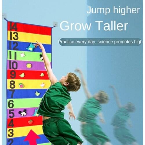 Sticky ball Target Bounce Trainer Promote Growth Sports Touch High Carpet Games Height Ruler Indoor Outdoor Toys for Children