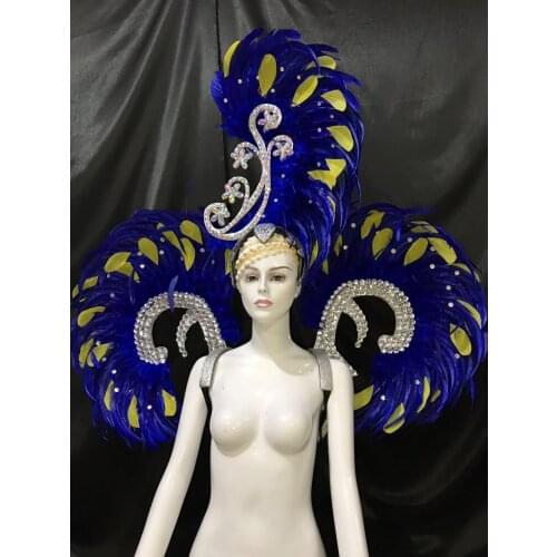 Lo spettacolo di danza copricapo di piume di accessori di abbigliamento La FESTA La Maschera IL Festival