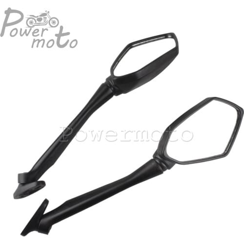Motorcycle Long Stem Rear Side View Mirrors Black for Honda CBR250 CBR 250 2011-2012 CB1300S CB 1300S 2003-2012