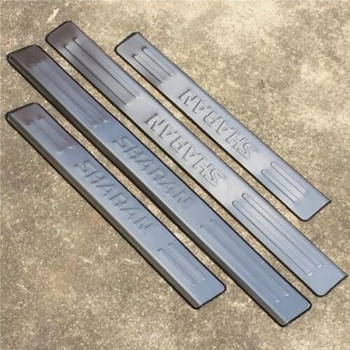 For VW For Volkswagen Sharan 2012-2017 Stainless steel Door Sill Scuff Plate Guards Cover Trim