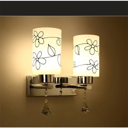 Wall lamp bedside lamp simple modern creative European bedroom new Chinese style living room balcony stairs aisle wall light