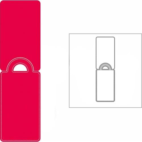 New Folded Rectangle Frame Craft Embossing Mold 2021 Metal Cutting Dies for DIY Decor Scrapbooking Album Card Making No Stamps