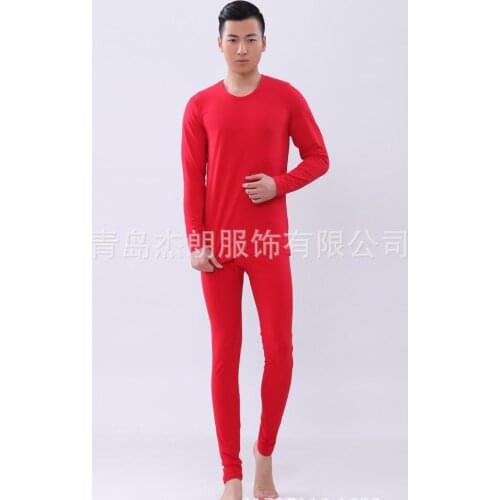 New arrival fashion Men Underwear 95% Pure Cotton super large Youth Lycra Autumn Mens comfortable set plus size XL2X3XL4XL5XL6XL
