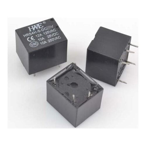 Relay JQC-3F(T73) DC9V/12V/24V JQX-14FF3 relais 5PIN pcb miniature Power Relay