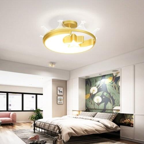 Nordic Luxury Led Ceiling Lamp Childrens Bedroom Living Room Study Creative Indoor Iron Acrylic Decorative Lighting Luminaire