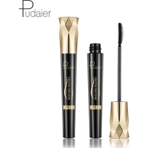 Pudaier 4D Silk Eyelash Mascara Waterproof Long Lasting Rimel Lengthening Eyelashes Extra Volume Ink Curling Thick Lashes Makeup