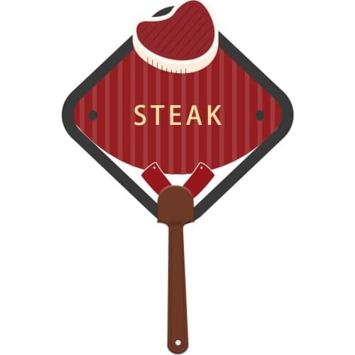 High quality PP plastic hand fan events promotion product custom-printing wedding fan gifts