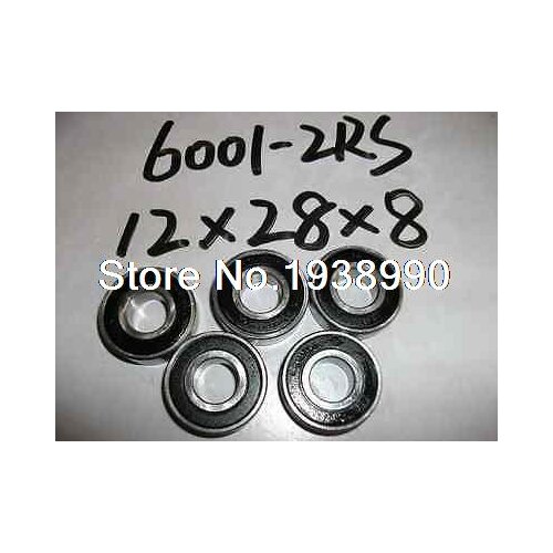 12mm x 28mm x 8mm Ball Bearings 6001-2RS